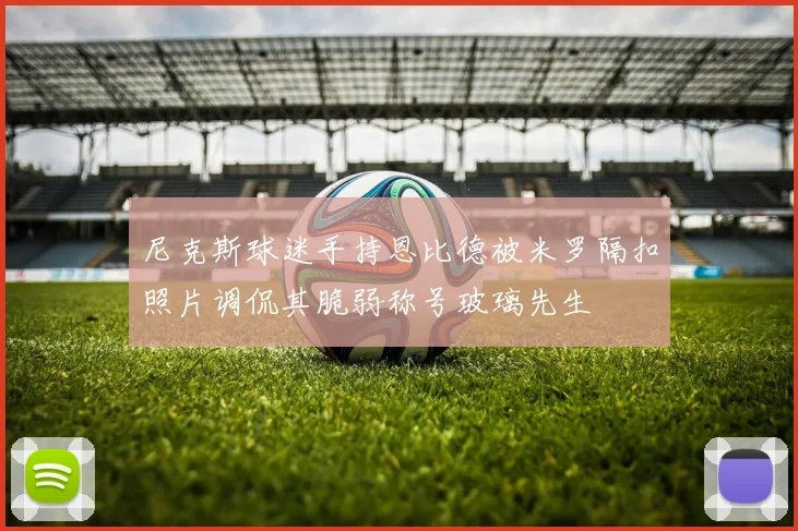 尼克斯球迷手持恩比德被米罗隔扣照片调侃其脆弱称号玻璃先生