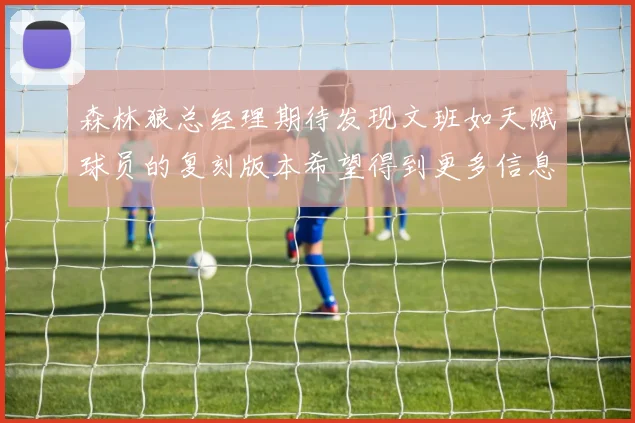 森林狼总经理期待发现文班如天赋球员的复刻版本希望得到更多信息